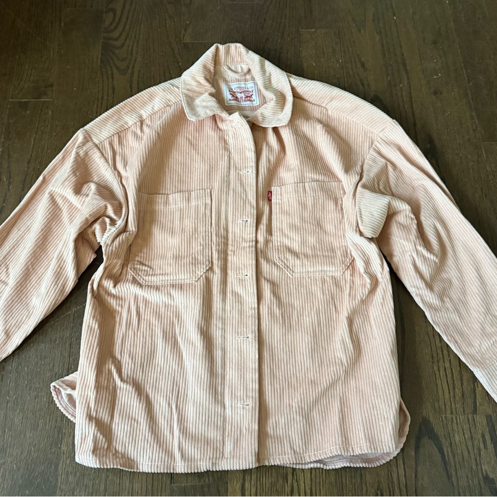 Levi's Women's Light Pink Corduroy Utility Jacket